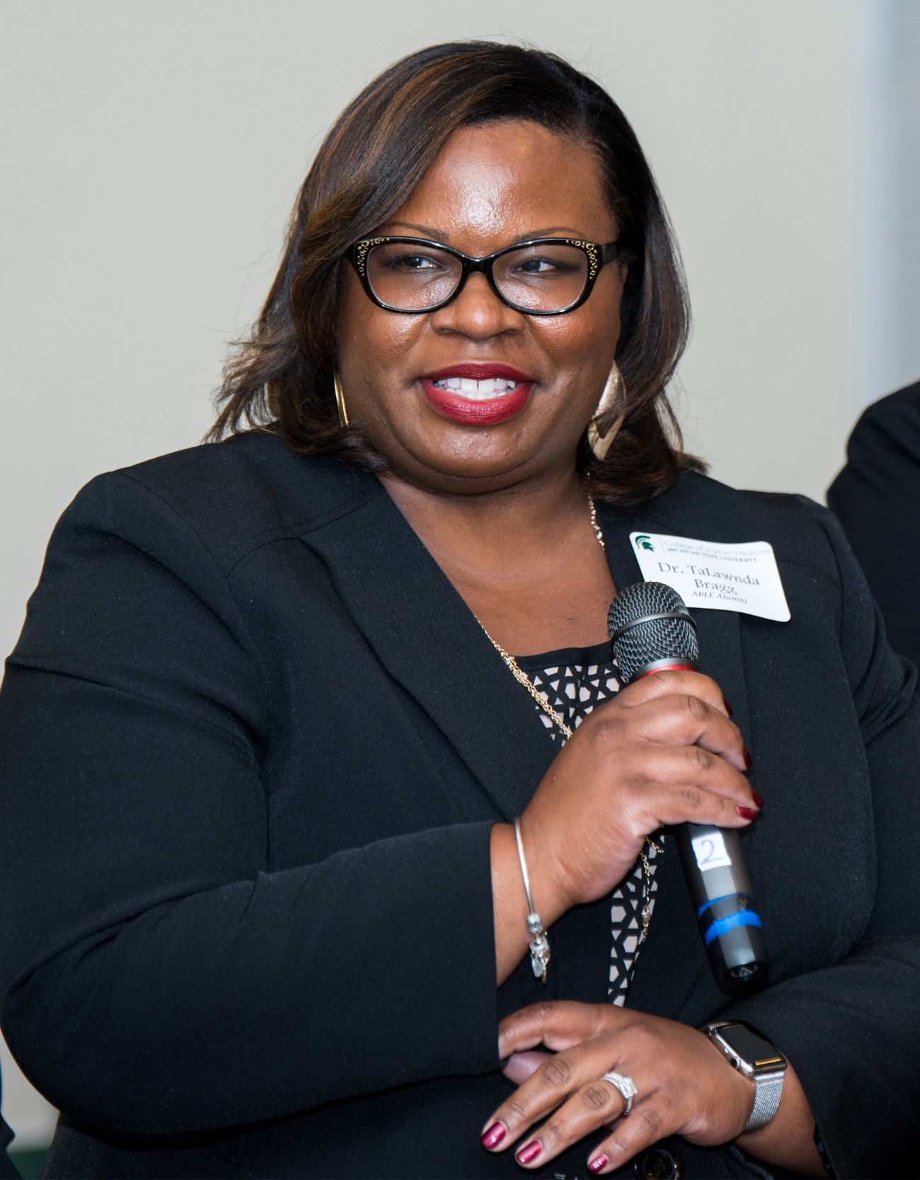 TaLawnda Thompson-Bragg, MD ('06) at the 2016 ABLE Program 30-year alumni gathering.